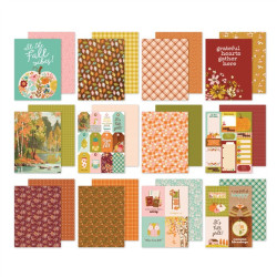 Simple Stories Pumpkins & Plaid Paper Pad 15x20cm