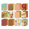 Simple Stories Pumpkins & Plaid Paper Pad 15x20cm