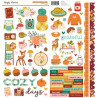 Simple Stories Pumpkins & Plaid Collection Kit 30x30cm