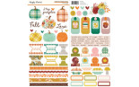 Simple Stories Pumpkins & Plaid Cardstock Stickers 30x30cm