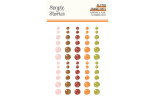 Simple Stories Pumpkins & Plaid Glitter Enamel Dots