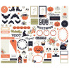 Simple Stories Frightful Fun Bits & Pieces 89pz