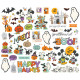 Simple Stories Say Cheese Classic Mouse Halloween Bits & Pieces 54pz