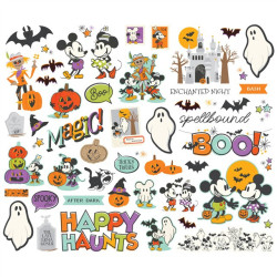 Simple Stories Say Cheese Classic Mouse Halloween Bits & Pieces 54pz