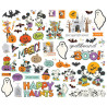 Simple Stories Say Cheese Classic Mouse Halloween Bits & Pieces 54pz