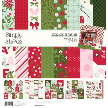 Simple Stories Kringle & Co. Collection Kit 30x30cm