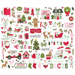 Simple Stories Kringle & Co. Bits & Pieces 99pz
