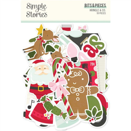 Simple Stories Kringle & Co. Bits & Pieces 99pz