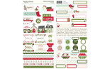 Simple Stories Kringle & Co. Cardstock Stickers 30x30cm