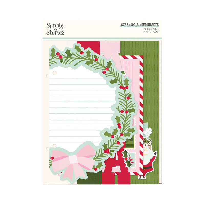 Simple Stories Kringle & Co. 6x8 Inch Binder Inserts