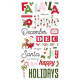 Simple Stories Kringle & Co. Foam Stickers 60pz