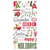 Simple Stories Kringle & Co. Foam Stickers 60pz
