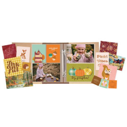 Simple Stories Pumpkins & Plaid Collection Kit 30x30cm