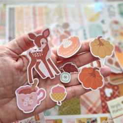 Simple Stories Pumpkins & Plaid Bits & Pieces 104pz