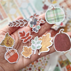 Simple Stories Pumpkins & Plaid Floral Bits & Pieces 69pz