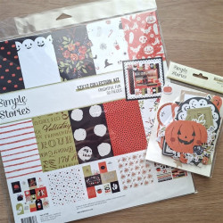 Simple Stories Frightful Fun Collection Kit 30x30cm