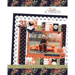 Simple Stories Frightful Fun Collection Kit 30x30cm