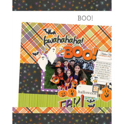 Simple Stories Say Cheese Classic Mouse Halloween Bits & Pieces 54pz