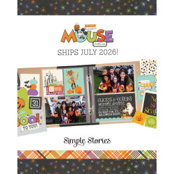 Simple Stories Say Cheese Classic Mouse Halloween Bits & Pieces 54pz