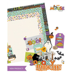 Simple Stories Say Cheese Classic Mouse Halloween Bits & Pieces 54pz