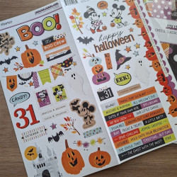 Simple Stories Say Cheese Classic Mouse Halloween Cardstock Stickers 30x30cm
