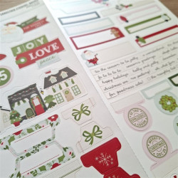 Simple Stories Kringle & Co. Cardstock Stickers 30x30cm