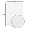 Vaessen Textured Cardstock Paper A4 BIANCO PERLATO