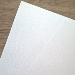Vaessen Textured Cardstock Paper A4 BIANCO PERLATO