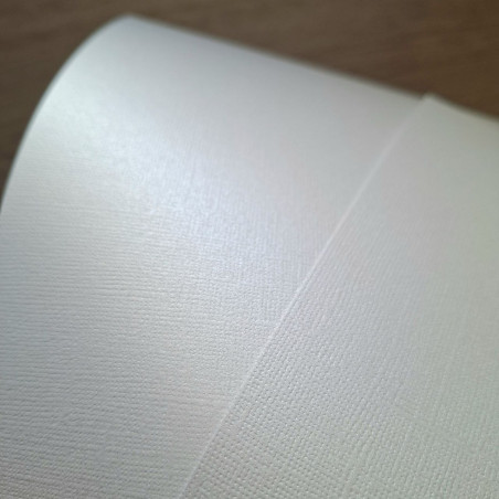 Vaessen Textured Cardstock Paper A4 BIANCO PERLATO