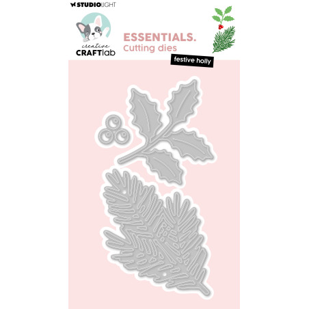 Studio Light Creative Craftlab Festive Holly Essentials Cutting Dies
