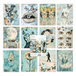 Mintay Papers Art Journal Paper Pad Surreal Flight 15x20cm
