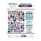 Mintay Papers Art Journal Ephemera Pack Magic 68pezzi