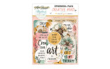 Mintay Papers Art Journal Ephemera Pack Creative Mind 68pezzi