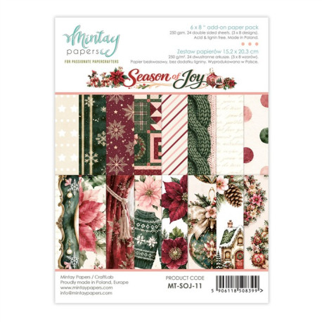 Mintay Papers Season of Joy Paper Pad 15x20cm