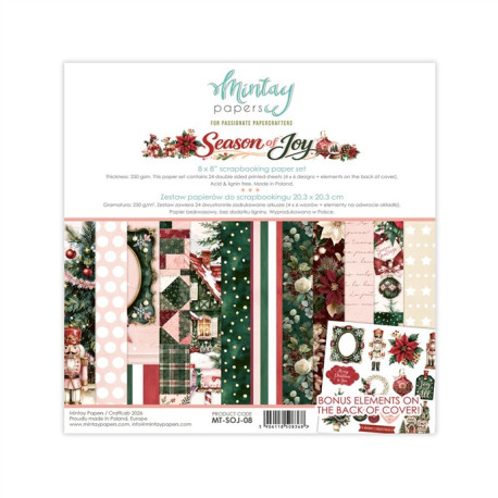 Mintay Papers Season of Joy Paper Pad 20x20cm