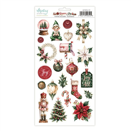 Mintay Papers Season of Joy Paper Stickers Elements