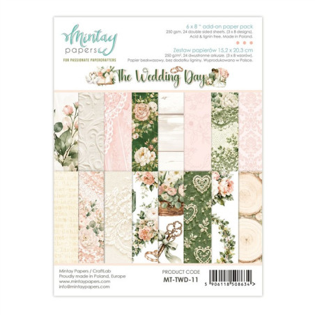 Mintay Papers The Wedding Day Paper Pad 15x20cm