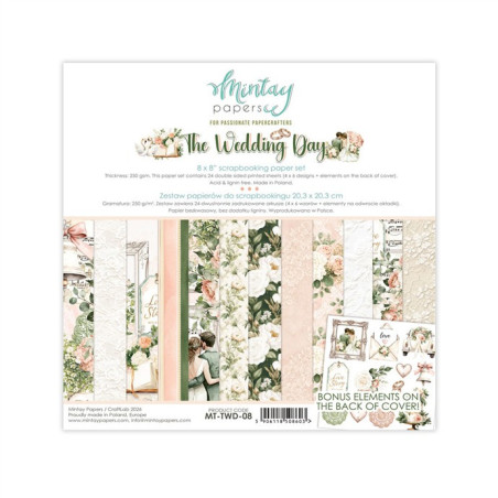 Mintay Papers The Wedding Day Paper Pad 20x20cm