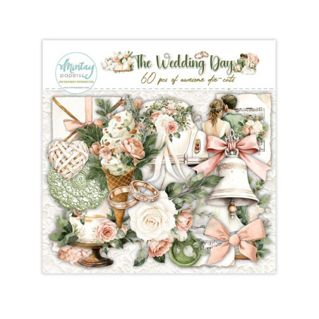Mintay Papers The Wedding Day Paper Die-Cuts 60pz