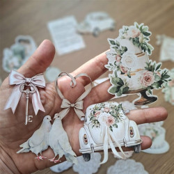 Mintay Papers The Wedding Day Paper Die-Cuts 60pz