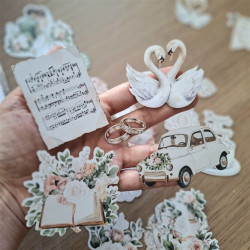 Mintay Papers The Wedding Day Paper Die-Cuts 60pz