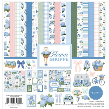 Carta Bella Flower Shoppe Paper Pad 30x30cm