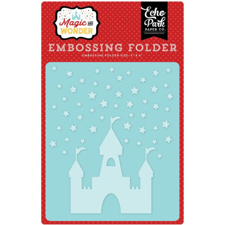 Echo Park Embossing Folder Magic & Wonder Starry Castle