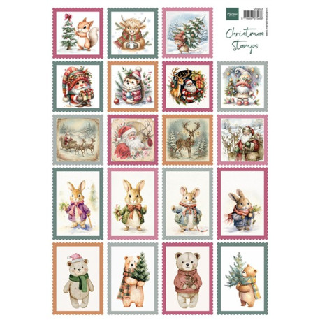 Marianne Design A4 Sheet Stamps Christmas