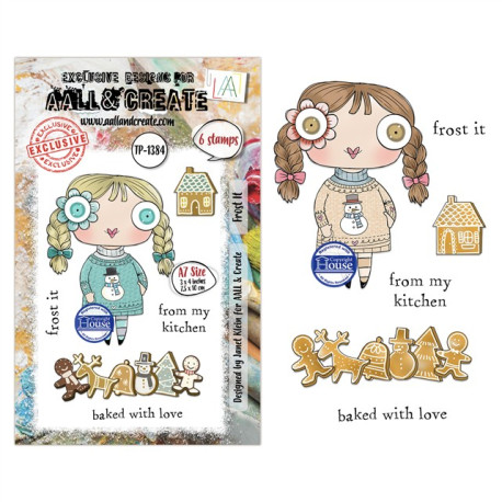 AALL & Create Stamp Set A7 1384 Frost It