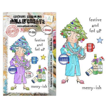 AALL & Create Stamp Set A7 1386 Holi-Done Dee