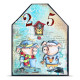 AALL & Create Stamp Set A7 1387 Holiday Pigs