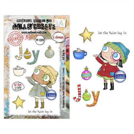 AALL & Create Stamp Set A7 1389 Let Joy In