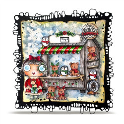 AALL & Create Stamp Set A7 1392 North Pole Toy Company
