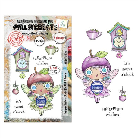 AALL & Create Stamp Set A7 1394 Sugarplum